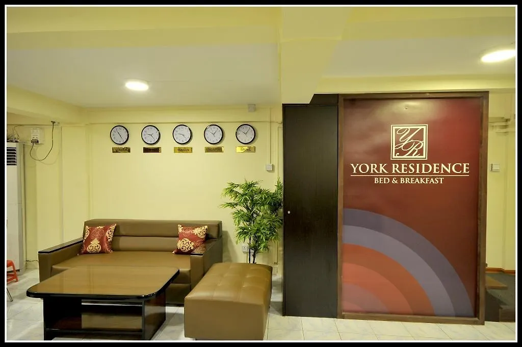 Bed & Breakfast York Residence Yangon